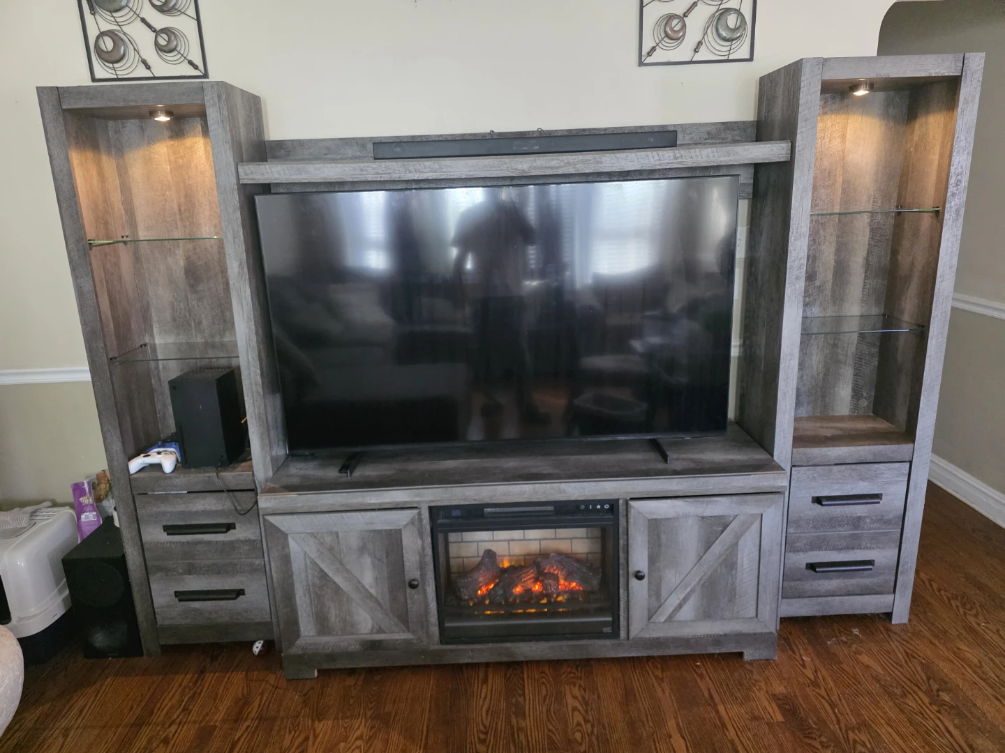 Entertainment Center with Fireplace