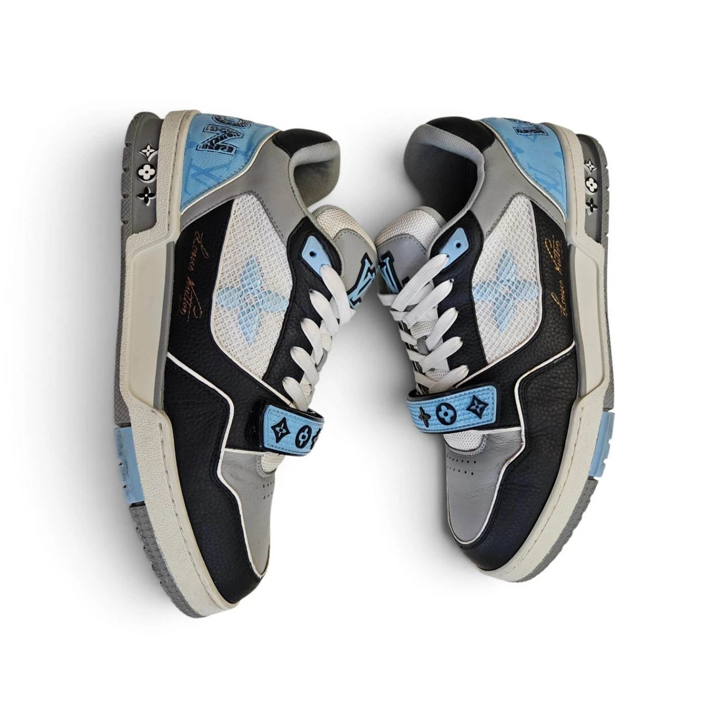 Louis Vuitton Trainers, blue and black - photo 2