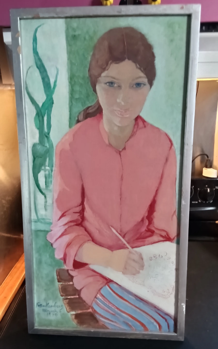 Modern Portrait by Canadian Artist Emme Frankenberg