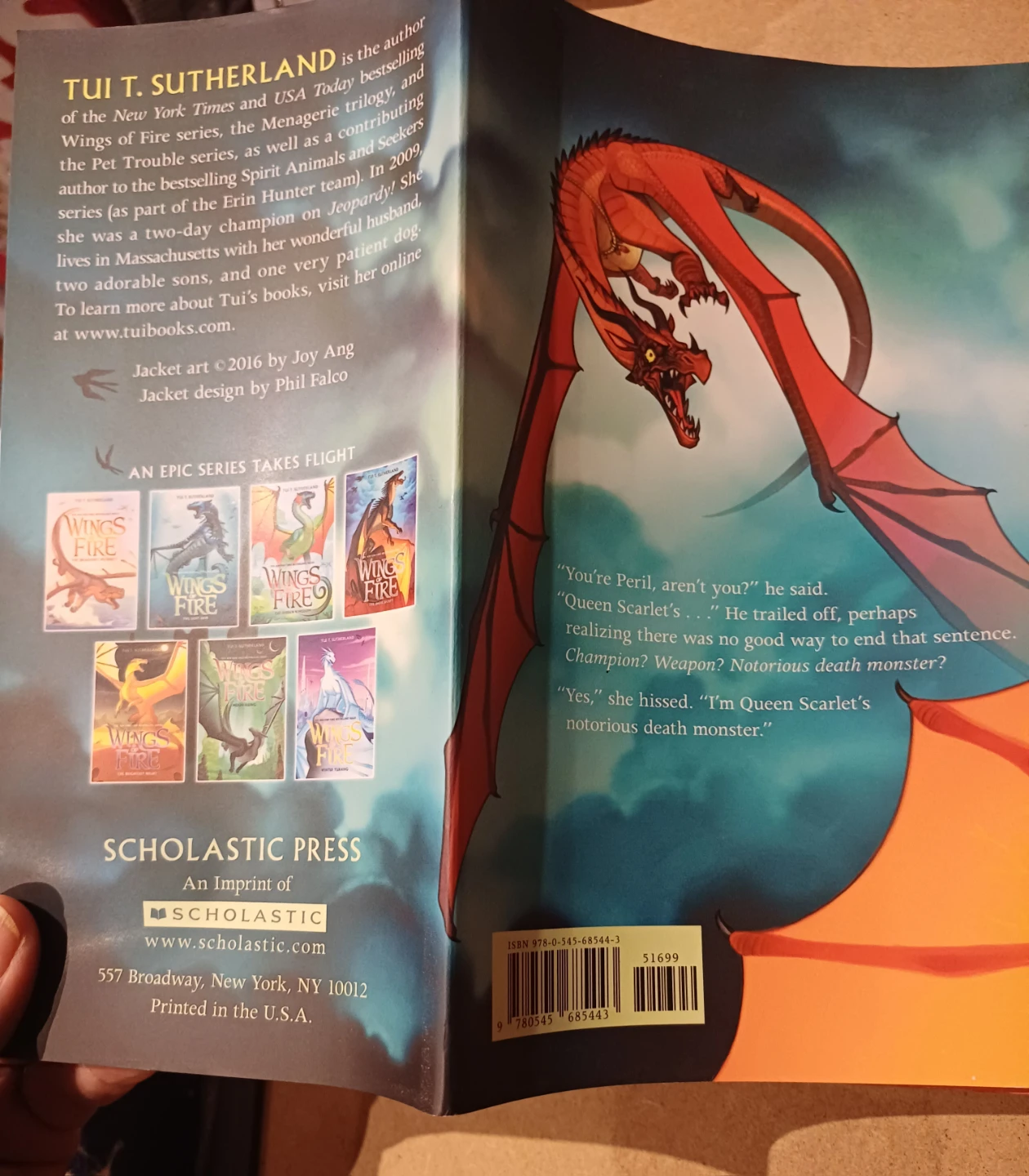 'Wings of Fire: Escaping Peril' by Tui T. Sutherland - photo 3