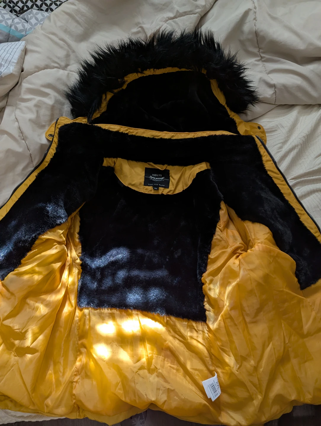 Hailys Mustard Yellow Puffer Jacket - photo 2