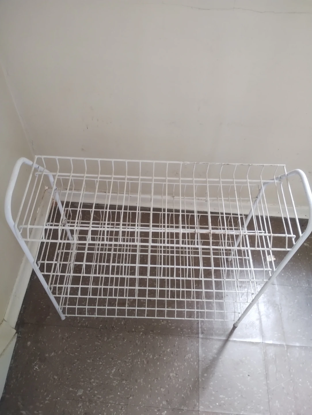4-Tier White Metal Wire Shoe Rack / Storage Organizer - photo 3