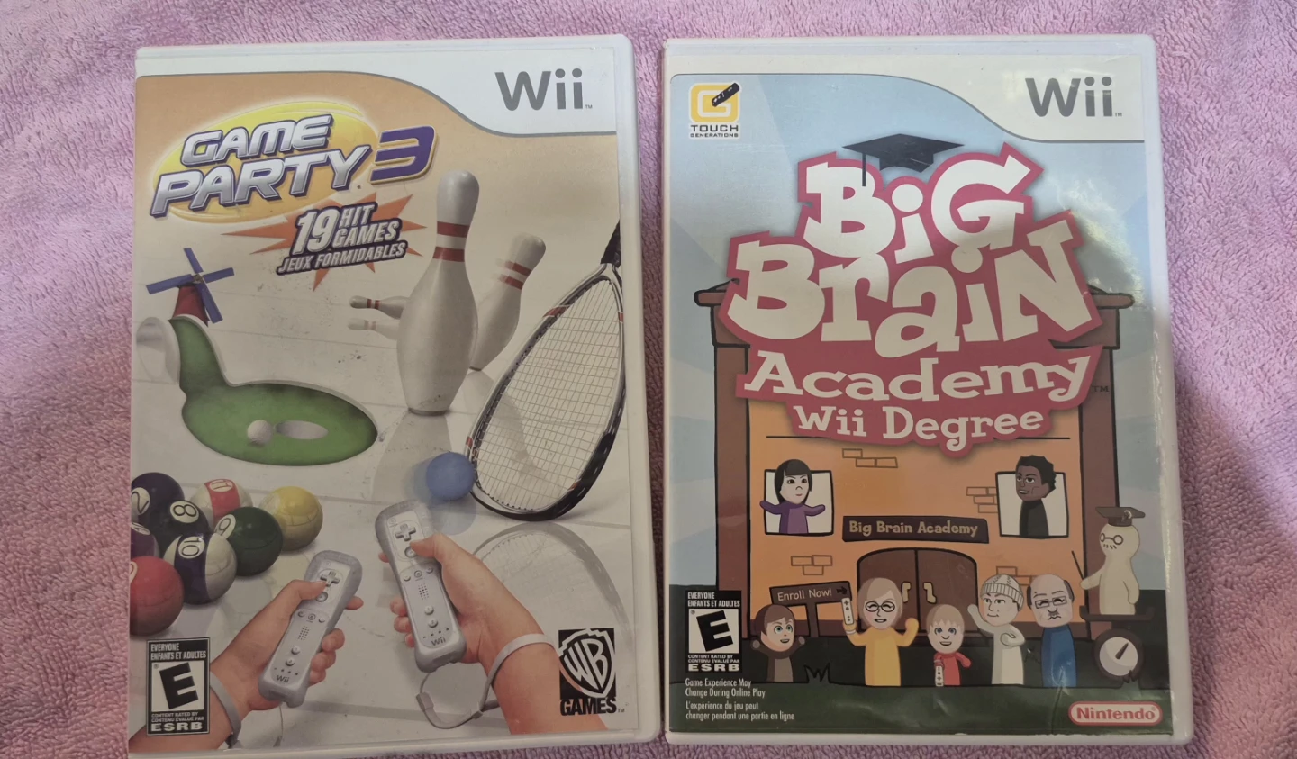 Nintendo Wii Games Bundle: Big Brain Academy & Game Party 3 - photo 3