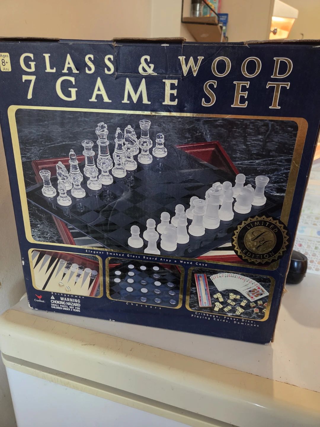 Cardinal Glass & Wood 7 Game Set