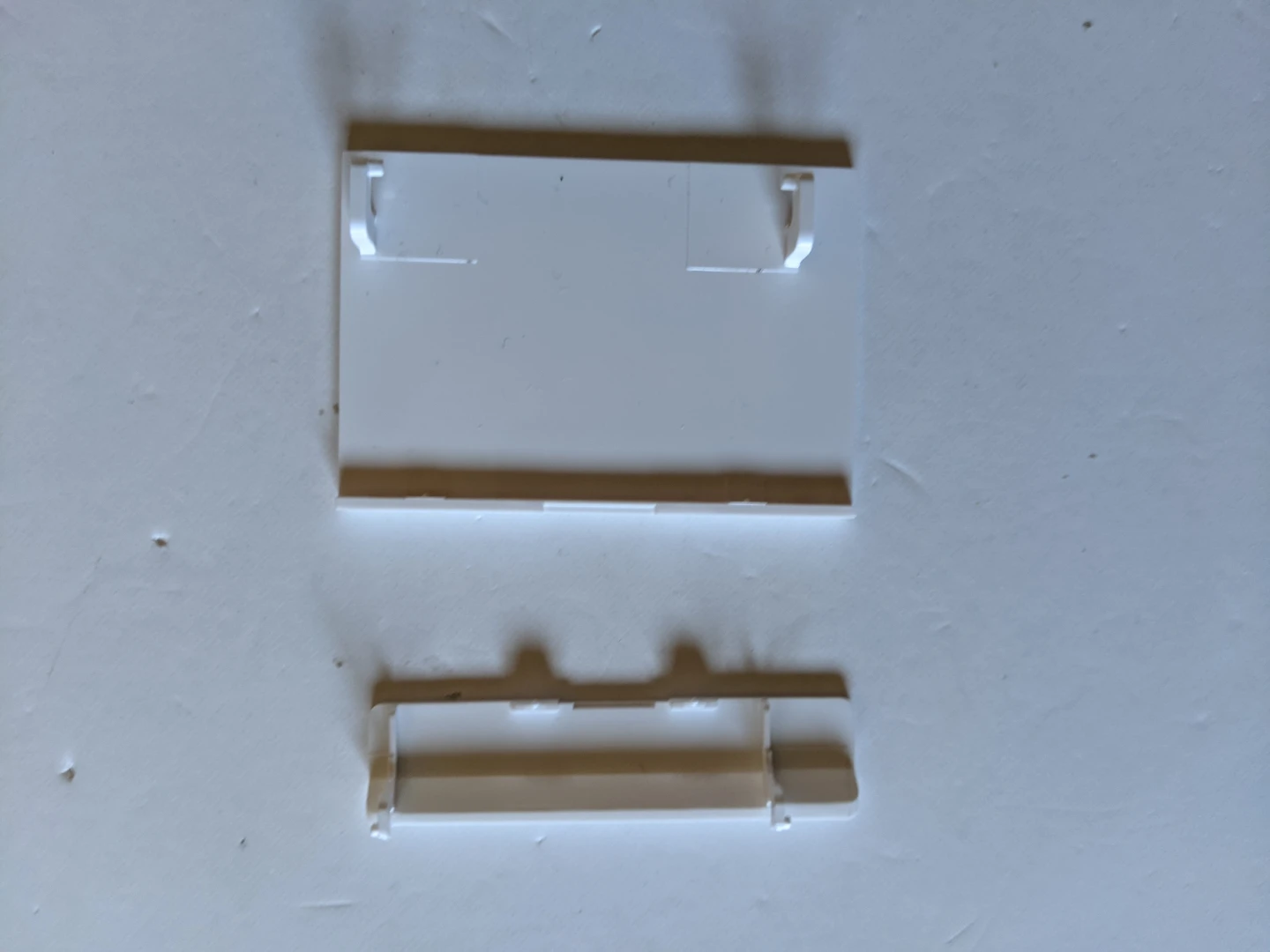 Nintendo Wii Console Replacement White Plastic Door Covers - photo 2