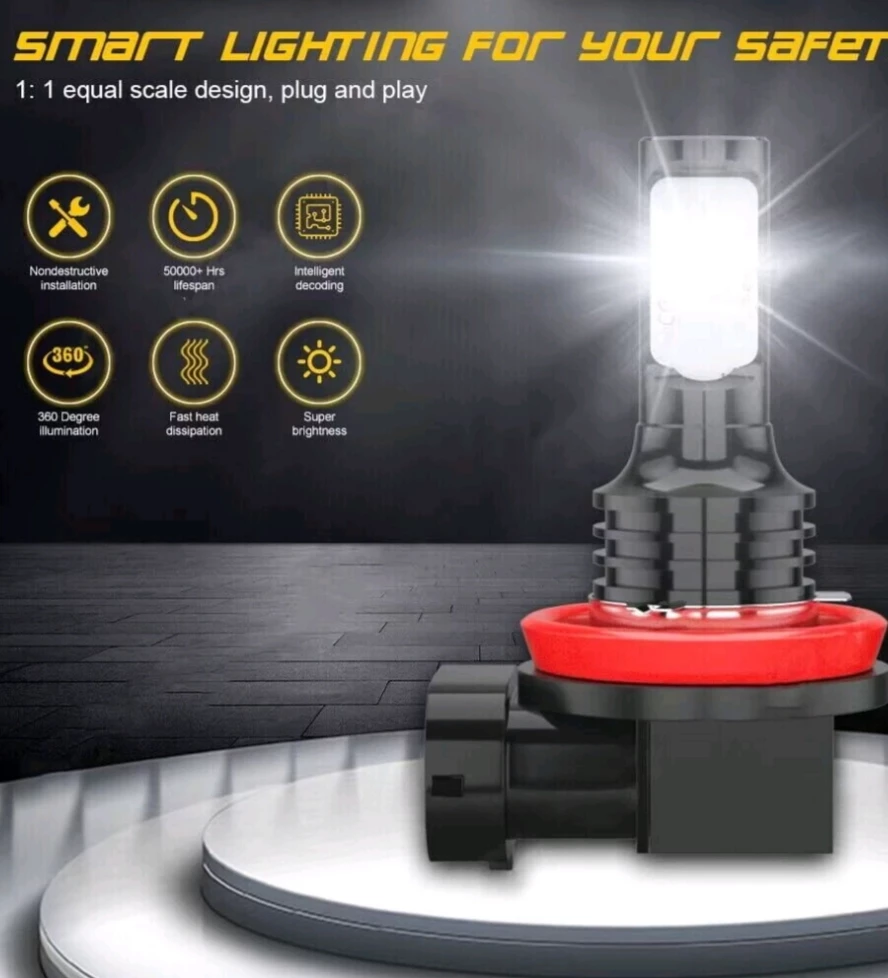 NEW LED H4/H11 SET BULB