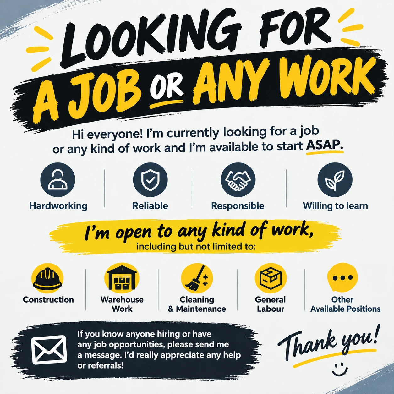 Looking for work