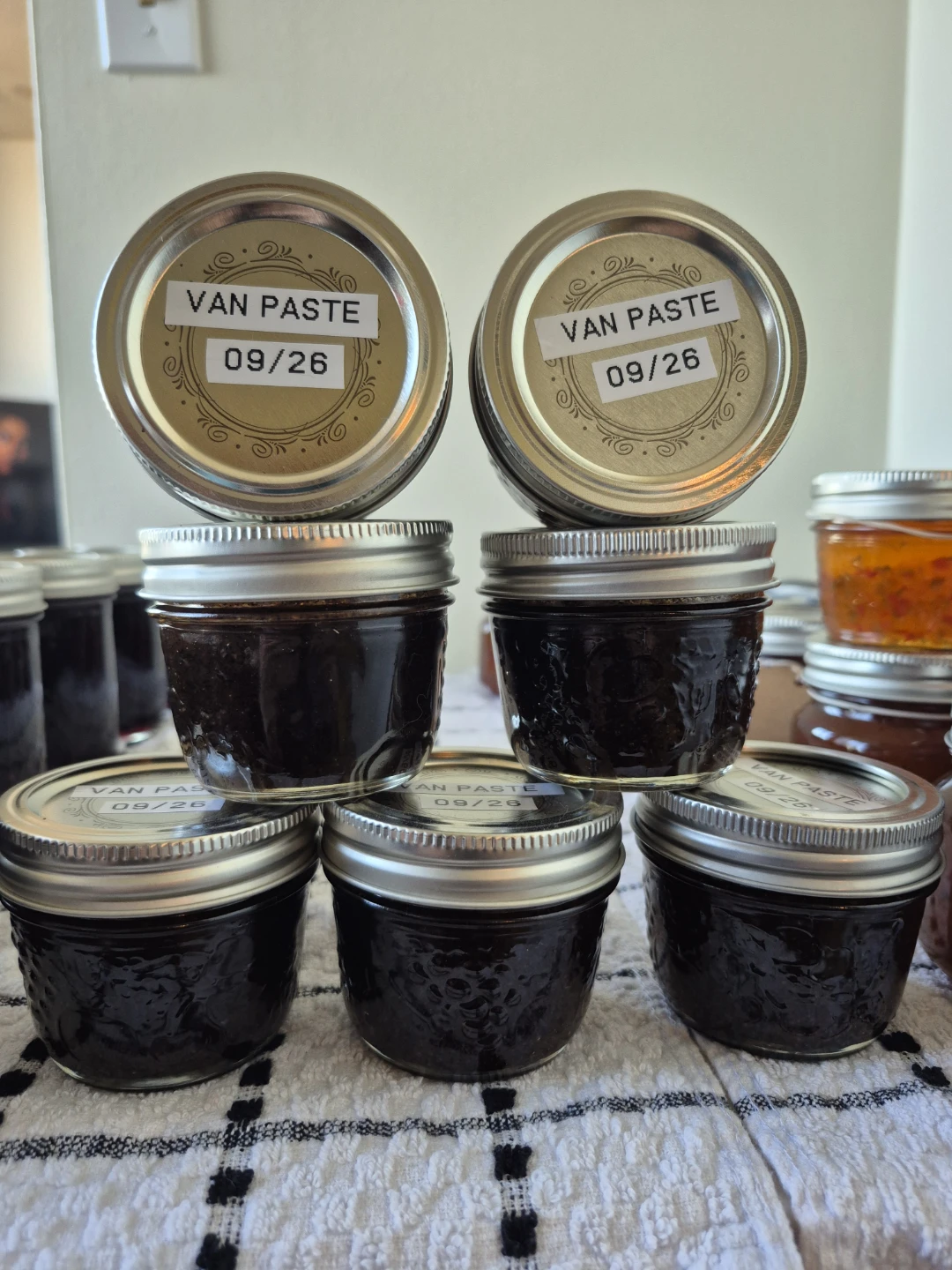 Jars of Vanilla Bean Paste