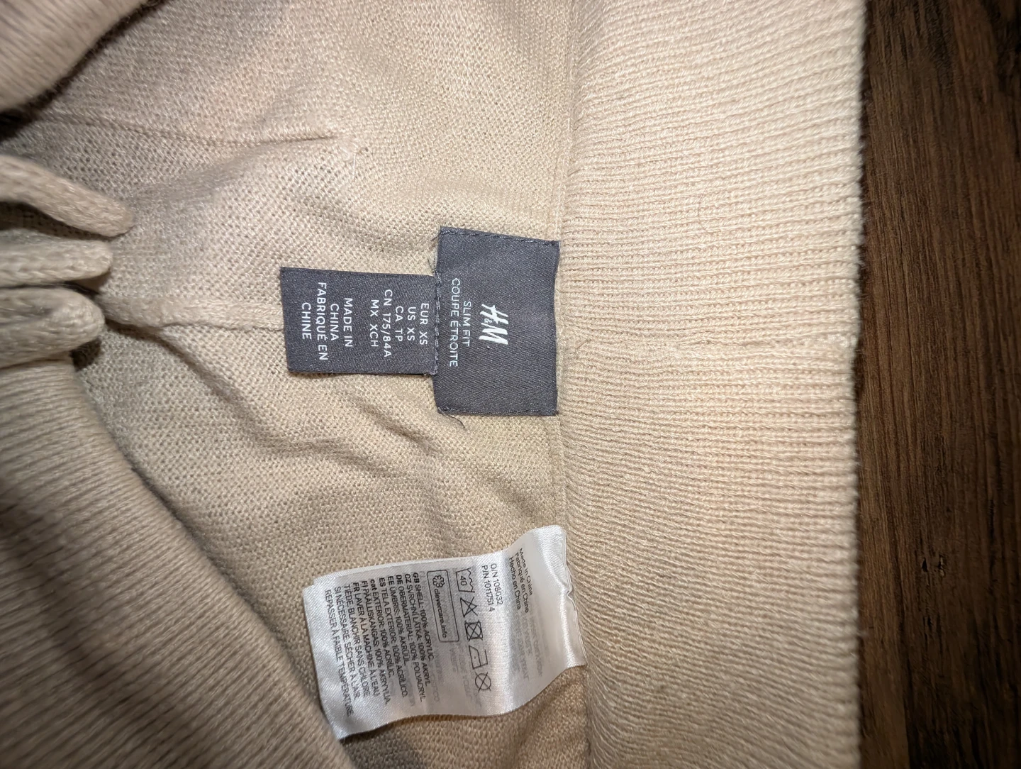 H&M Slim Fit Beige Knit set - photo 5