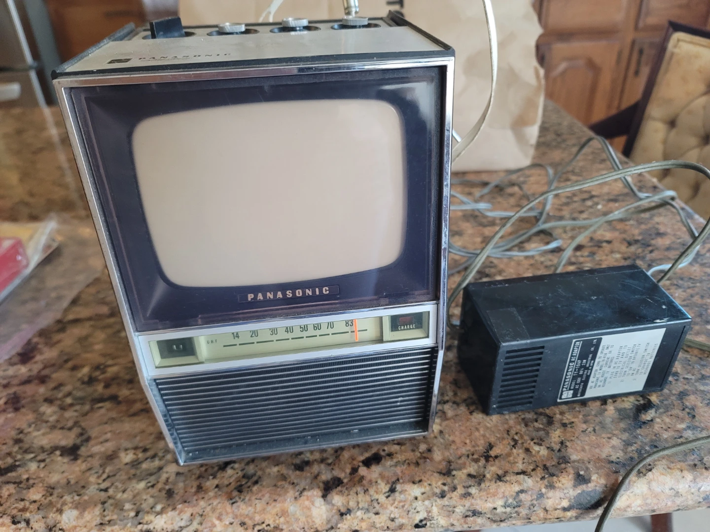 Vintage Panasonic TR-505 Portable TV