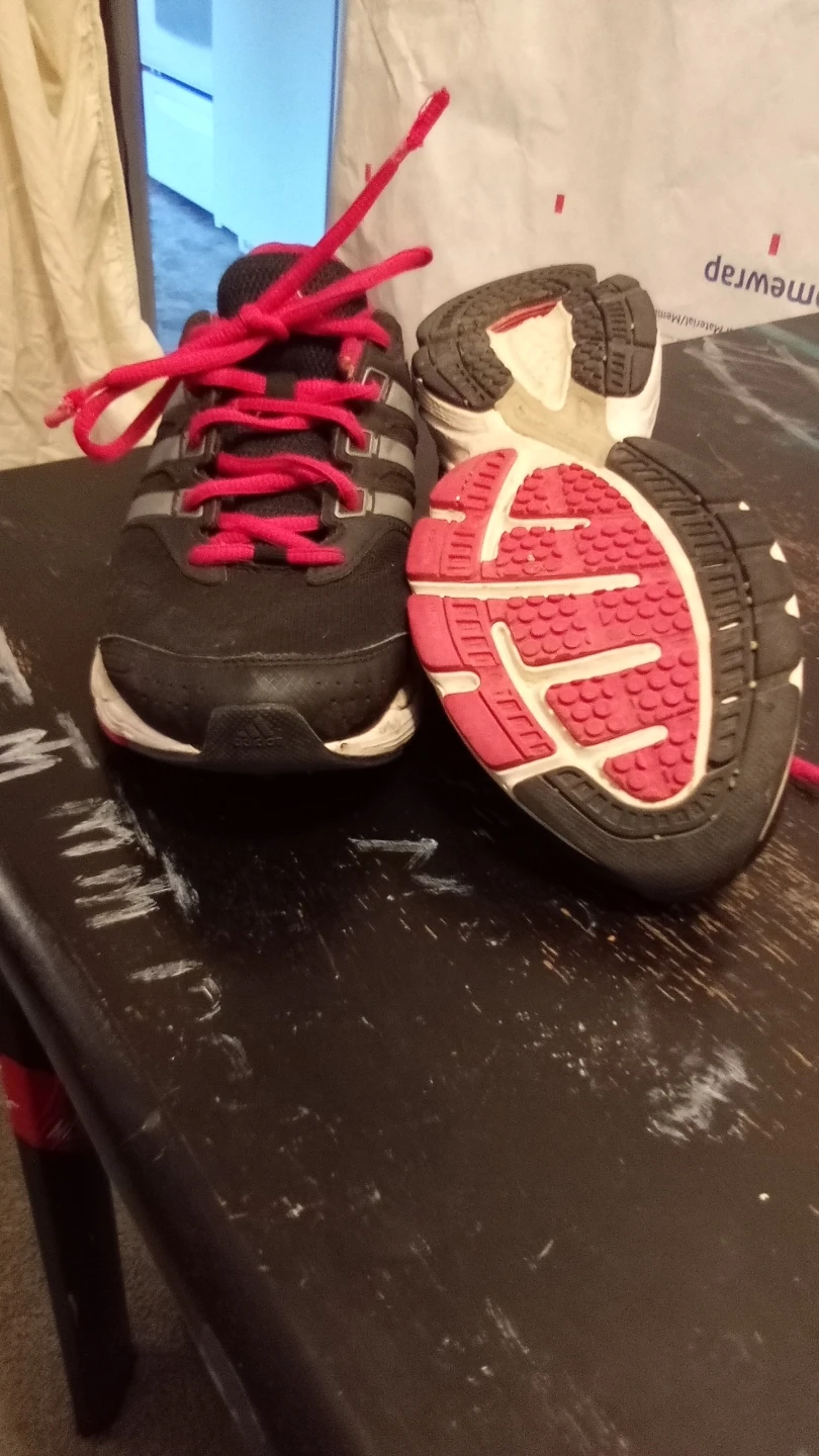 Adidas Running Shoes Black and Pink - photo 2