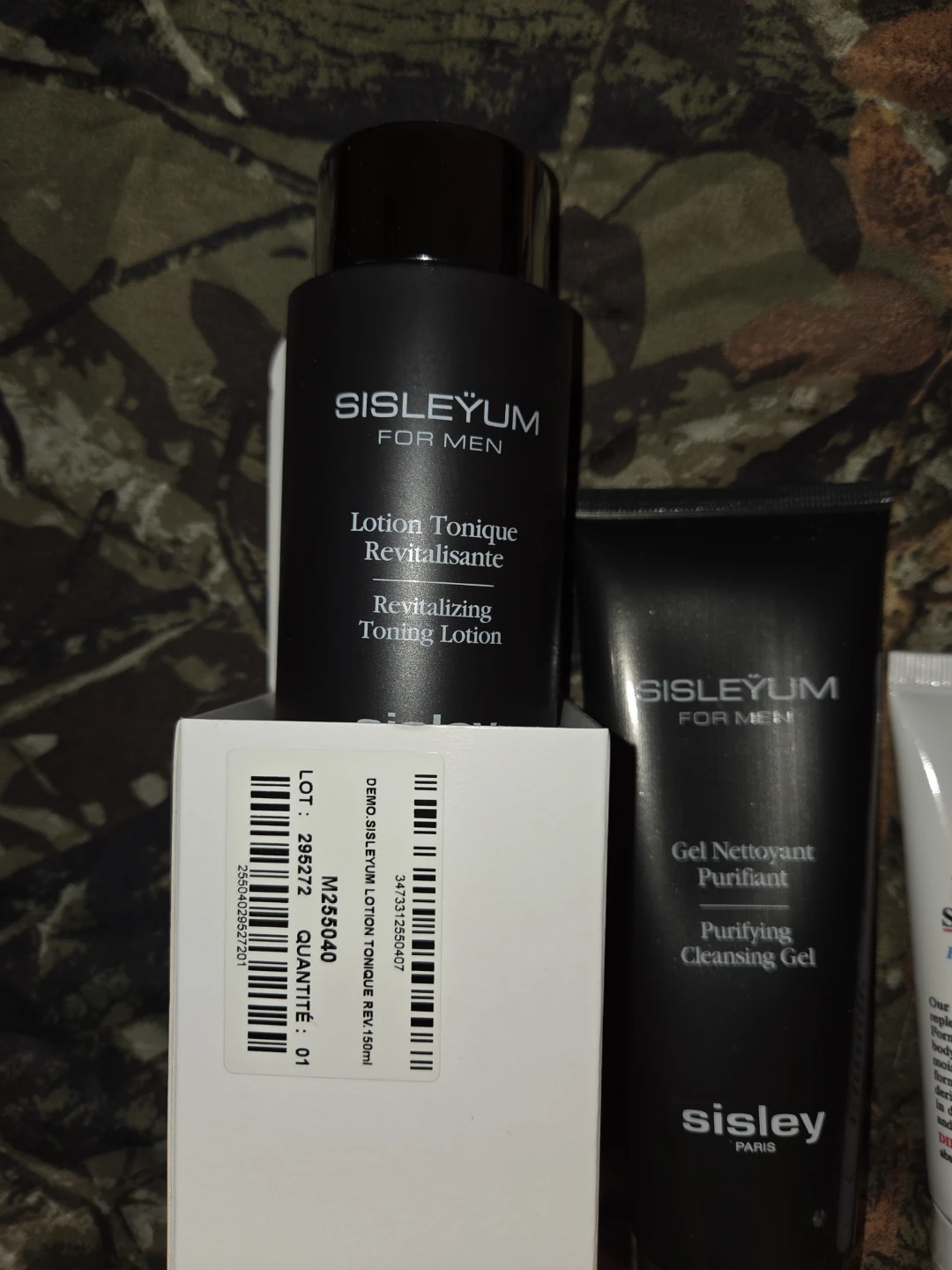 Sisley Paris For Men Toning Lotion, Cleansing Gel, & Cream - photo 2
