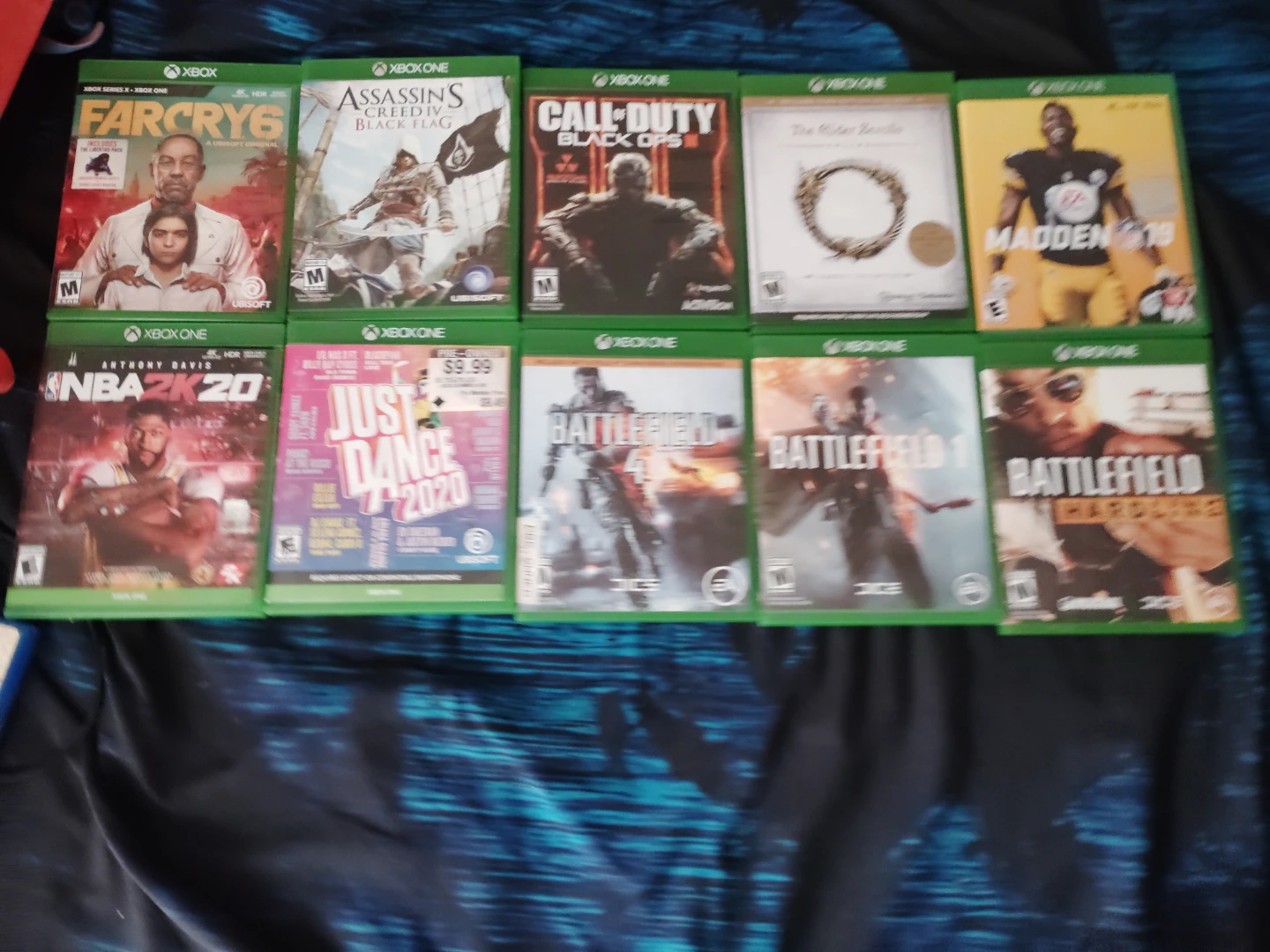 Collection of 10 Xbox One Games