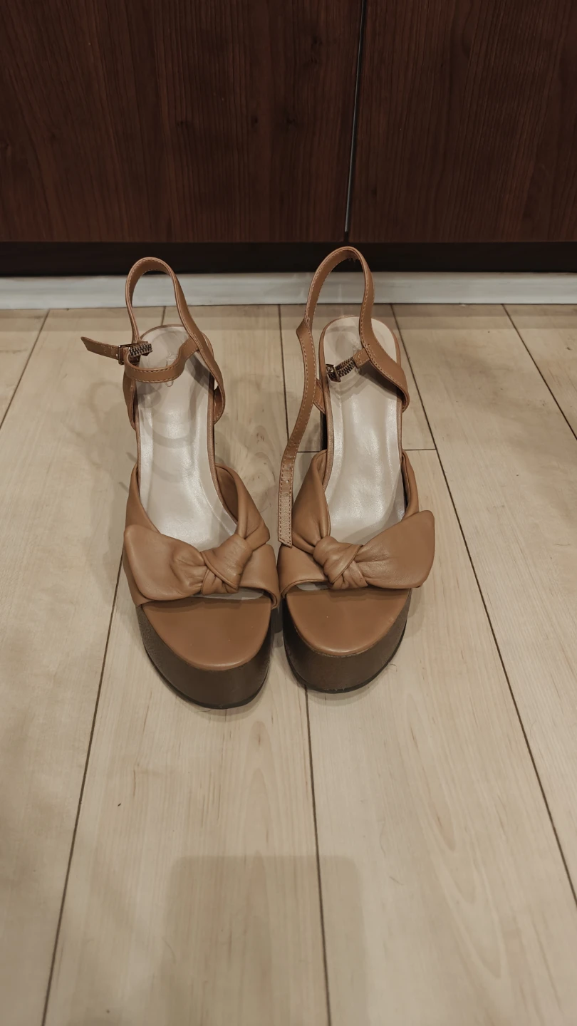 ALDO Brown Platform Sandals