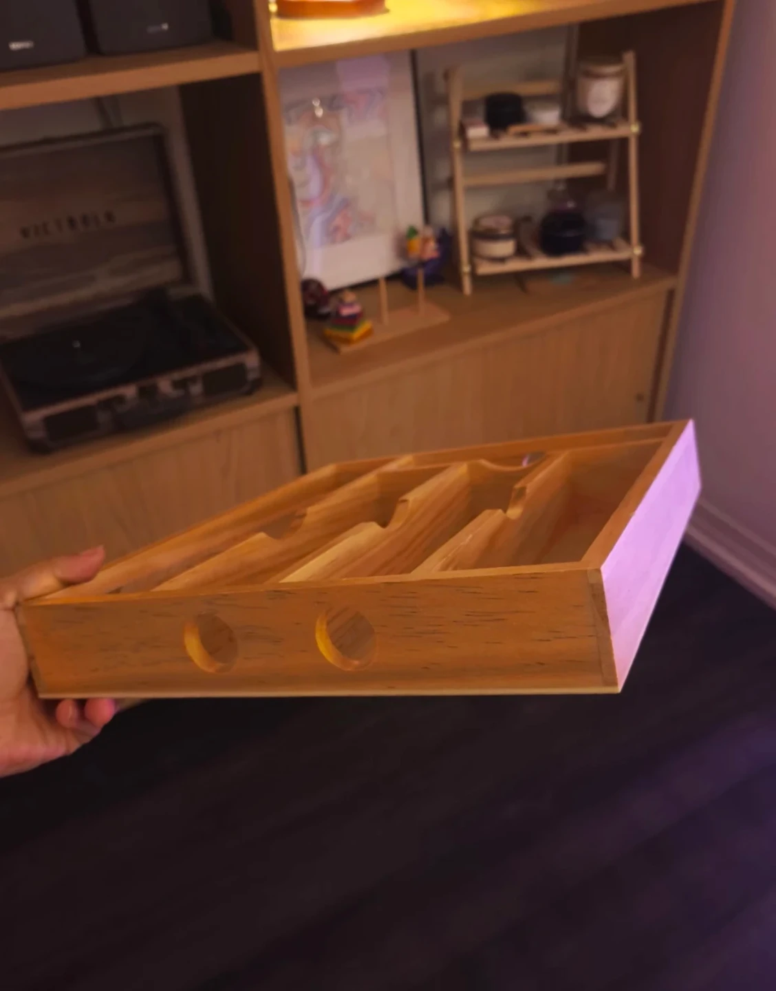 Wooden Cutlery Tray
