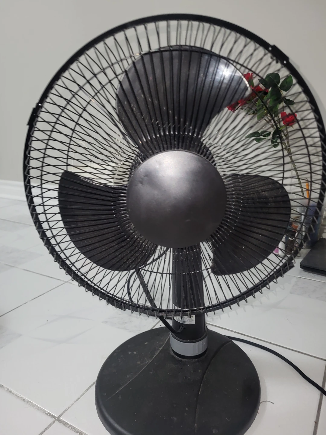 Black Table Fan