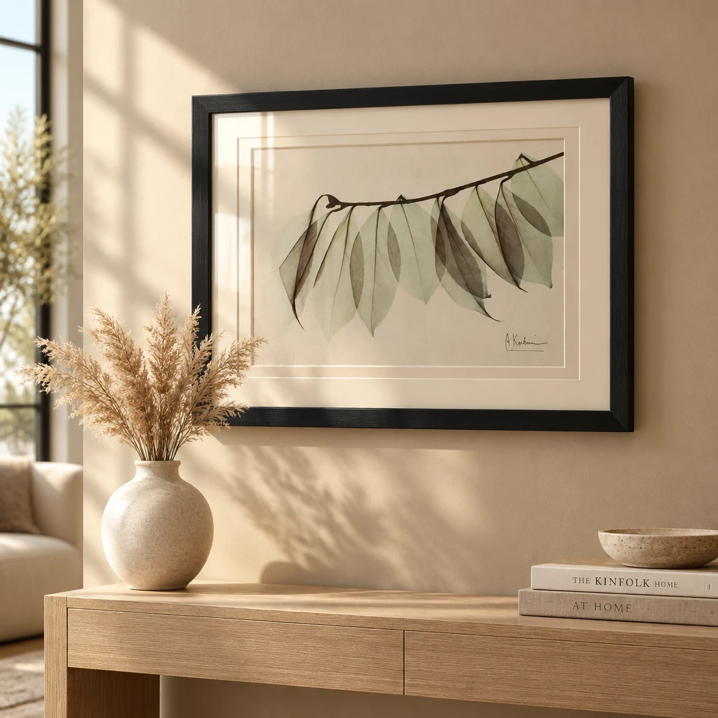 Albert Koetsier Camellia Leaf X-Ray Botanical Art Print - photo 2