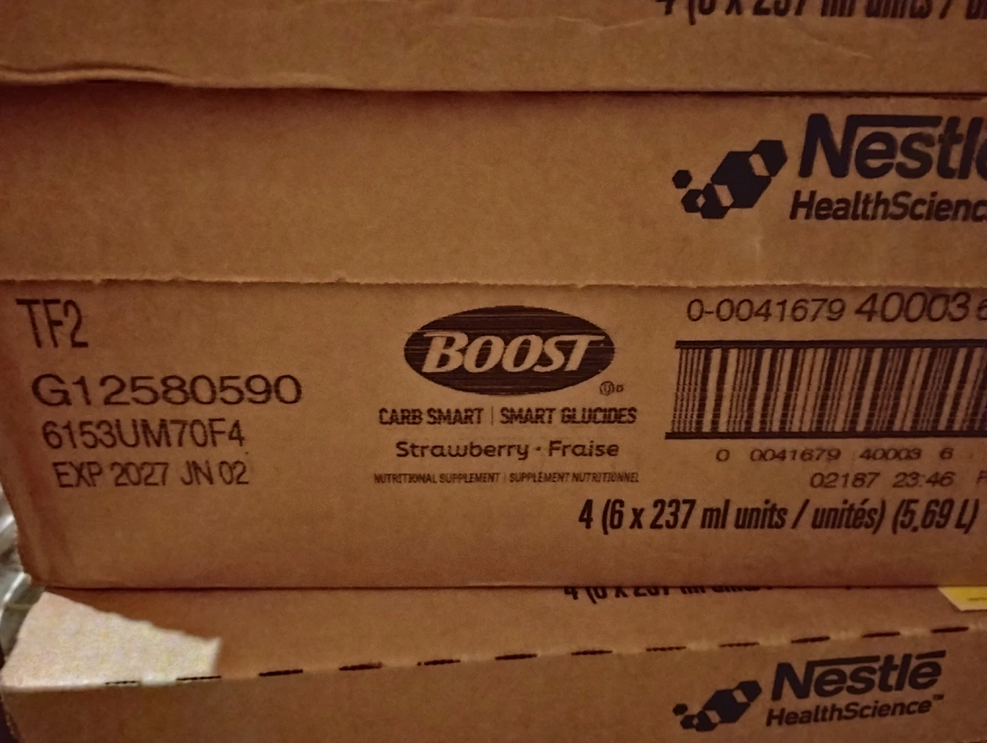 Boost meal supplements