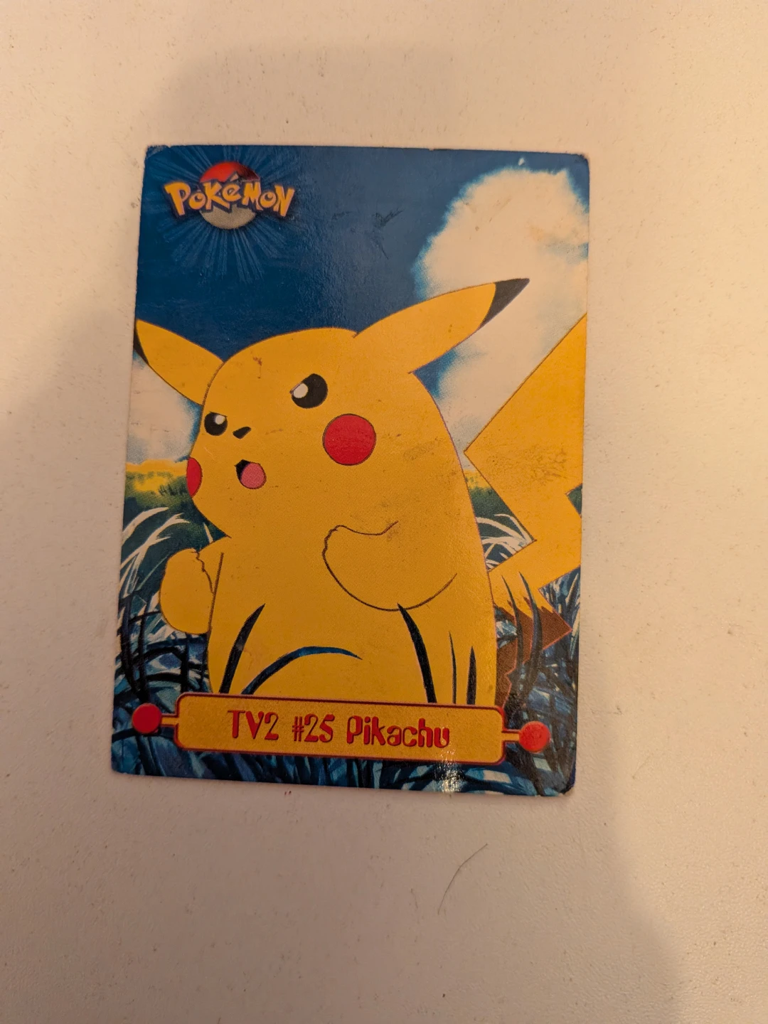 Topps 1999 Pokemon #25 Pikachu TV Animation Edition Card - photo 4