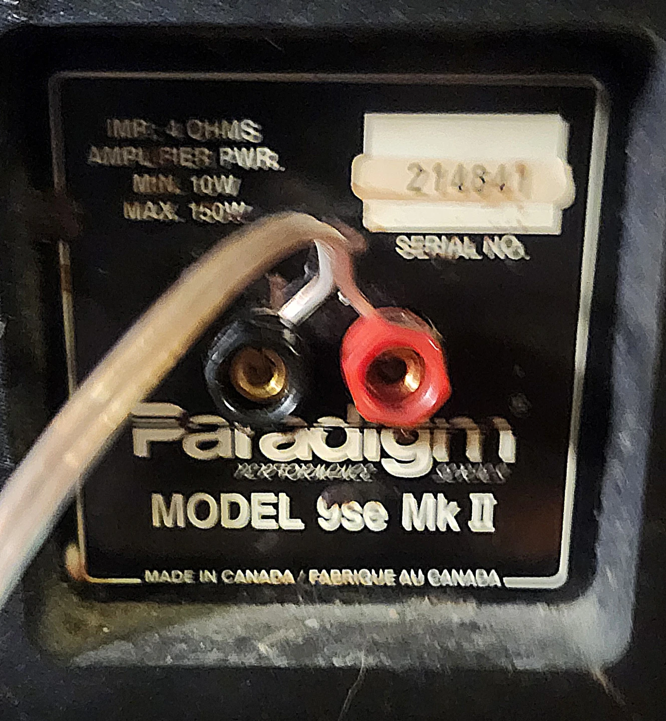 Pair of Paradigm 9se Mk II Speakers - photo 4