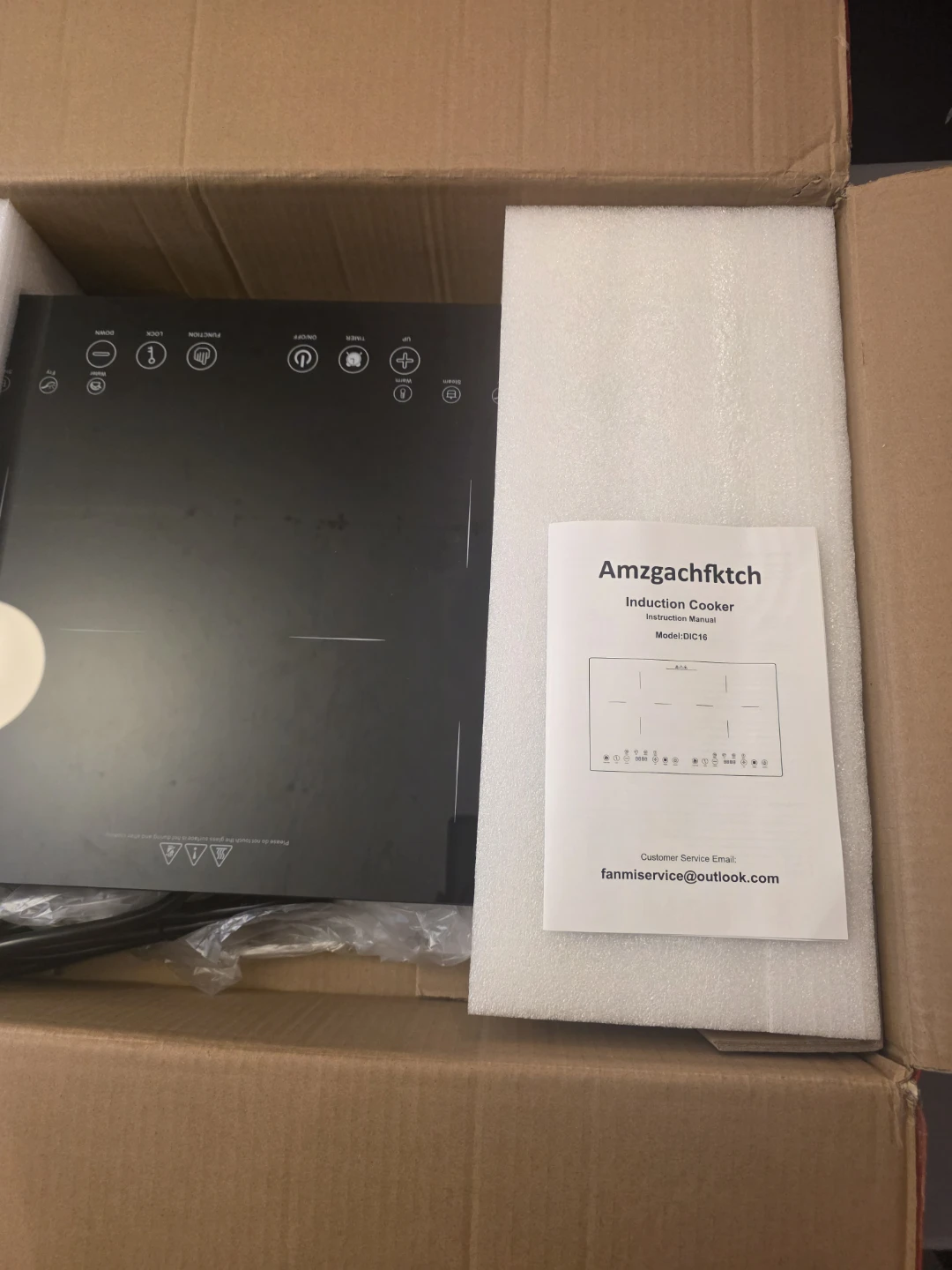 Amzgachfktch Induction Cooker Model DIC16