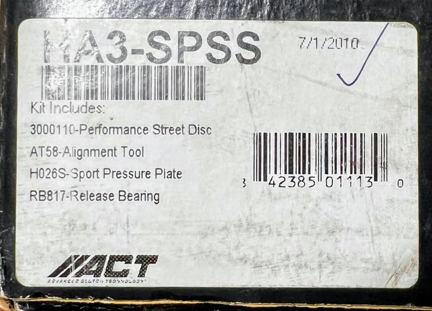 ACT Performance Clutch Kit HA3-SPSS - photo 2
