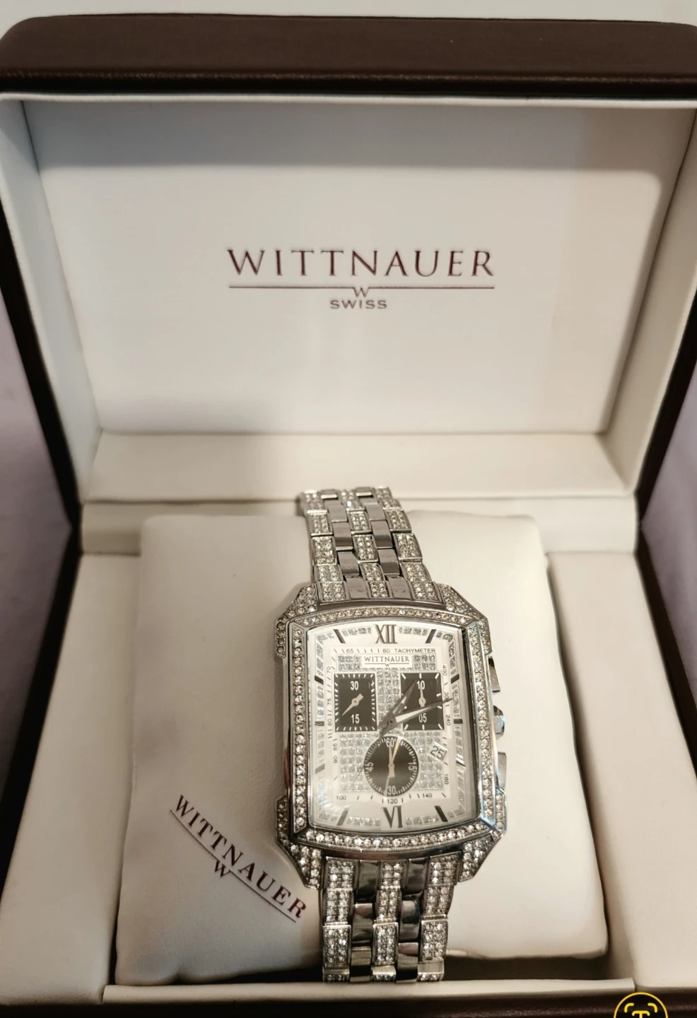 Wittnauer Swiss Chronograph Diamond Watch