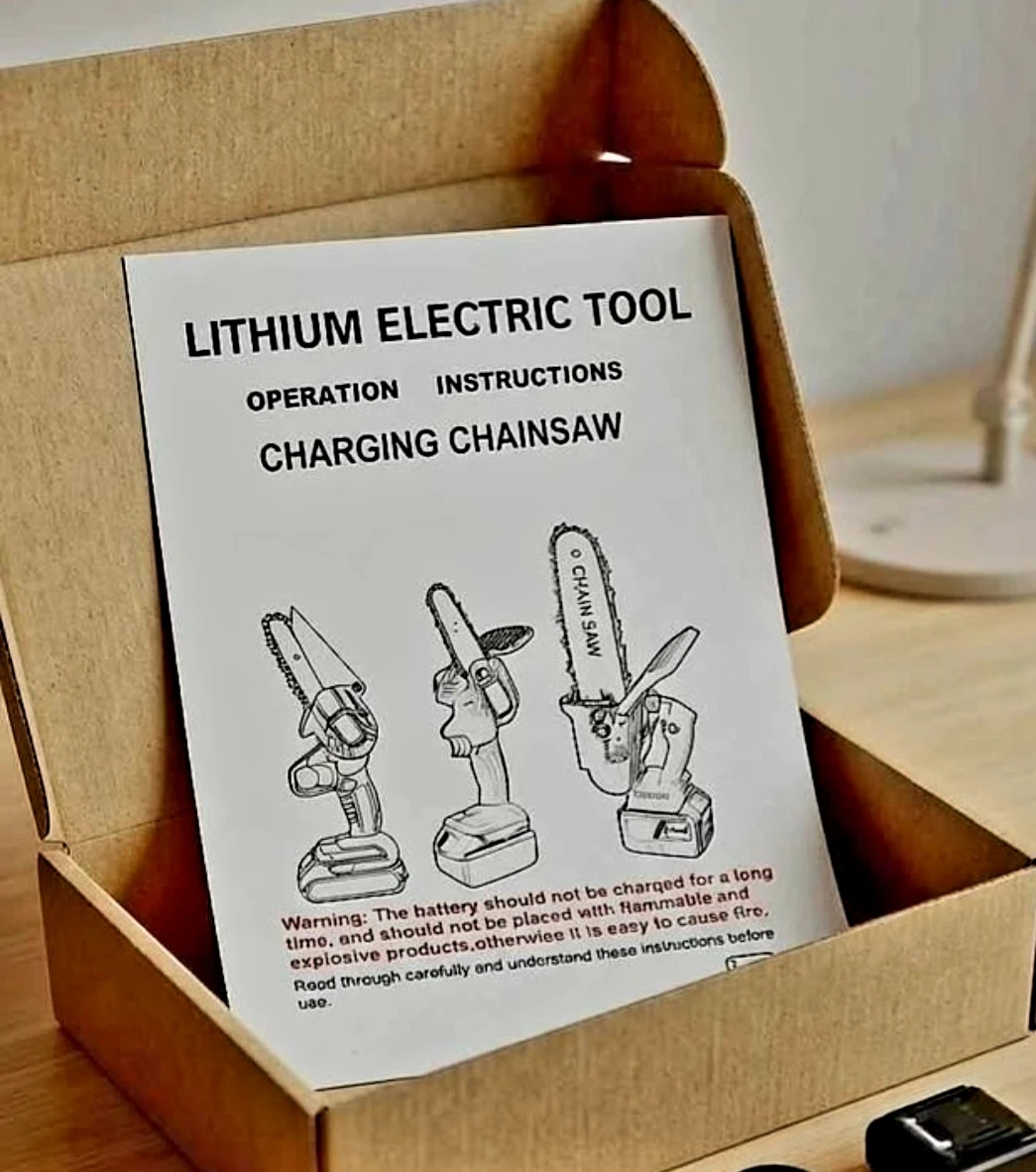 NEW IN BOX CORDLESS MINI CHAINSAW - photo 3