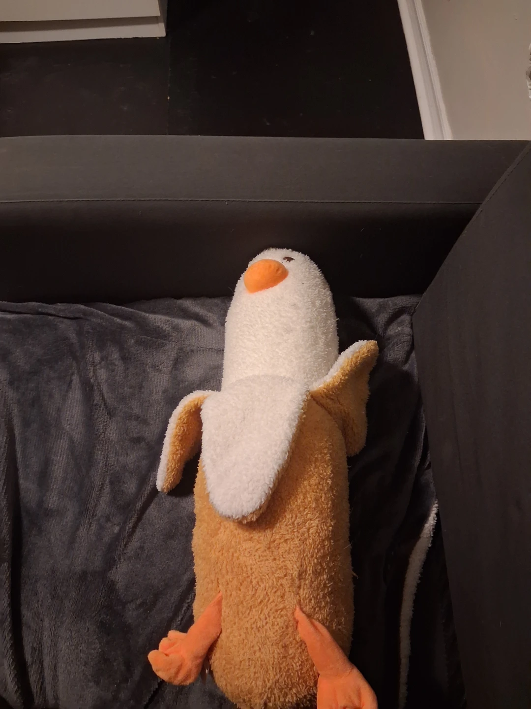 Plush Banana Duck Toy