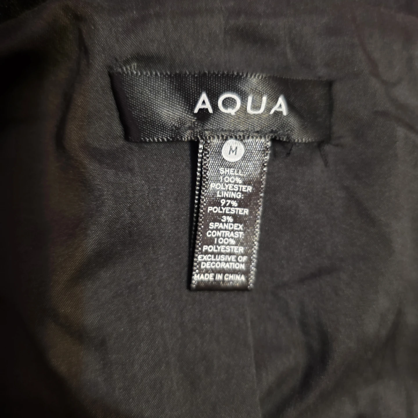 Bloomingdale's AQUA Black Tweed Jacket Size M - photo 5