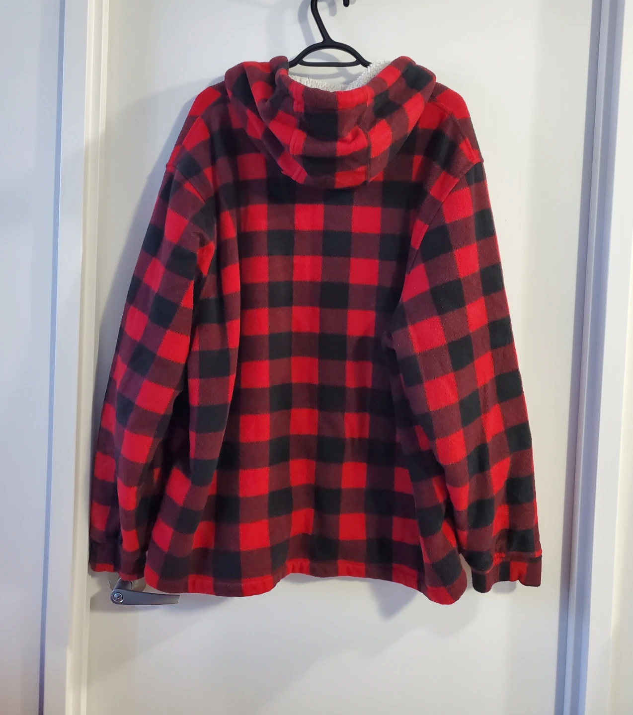 Body Glove Red and Black Plaid Fleece Hoodie - photo 2