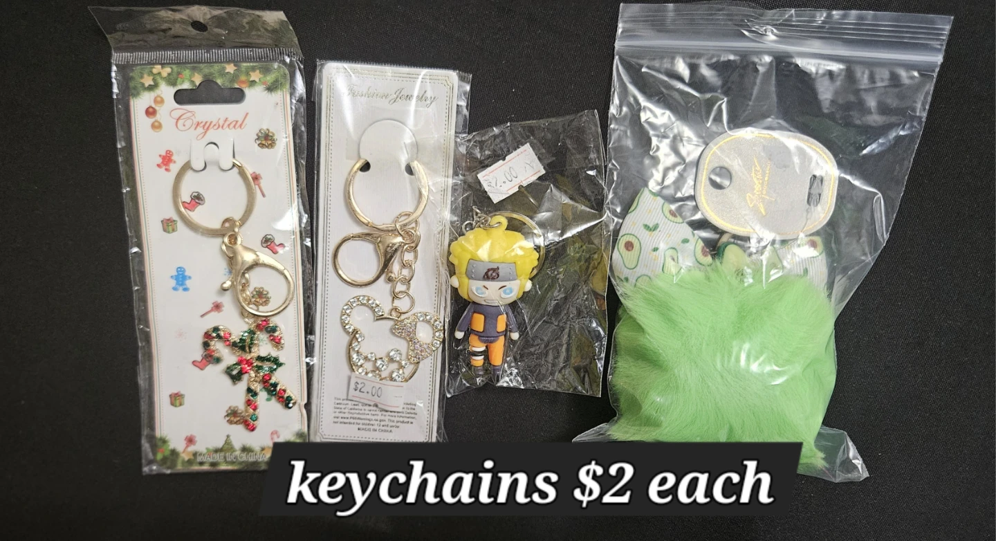 Character Keychains – M&M's, Mario, Naruto & More – $2 Each - photo 2