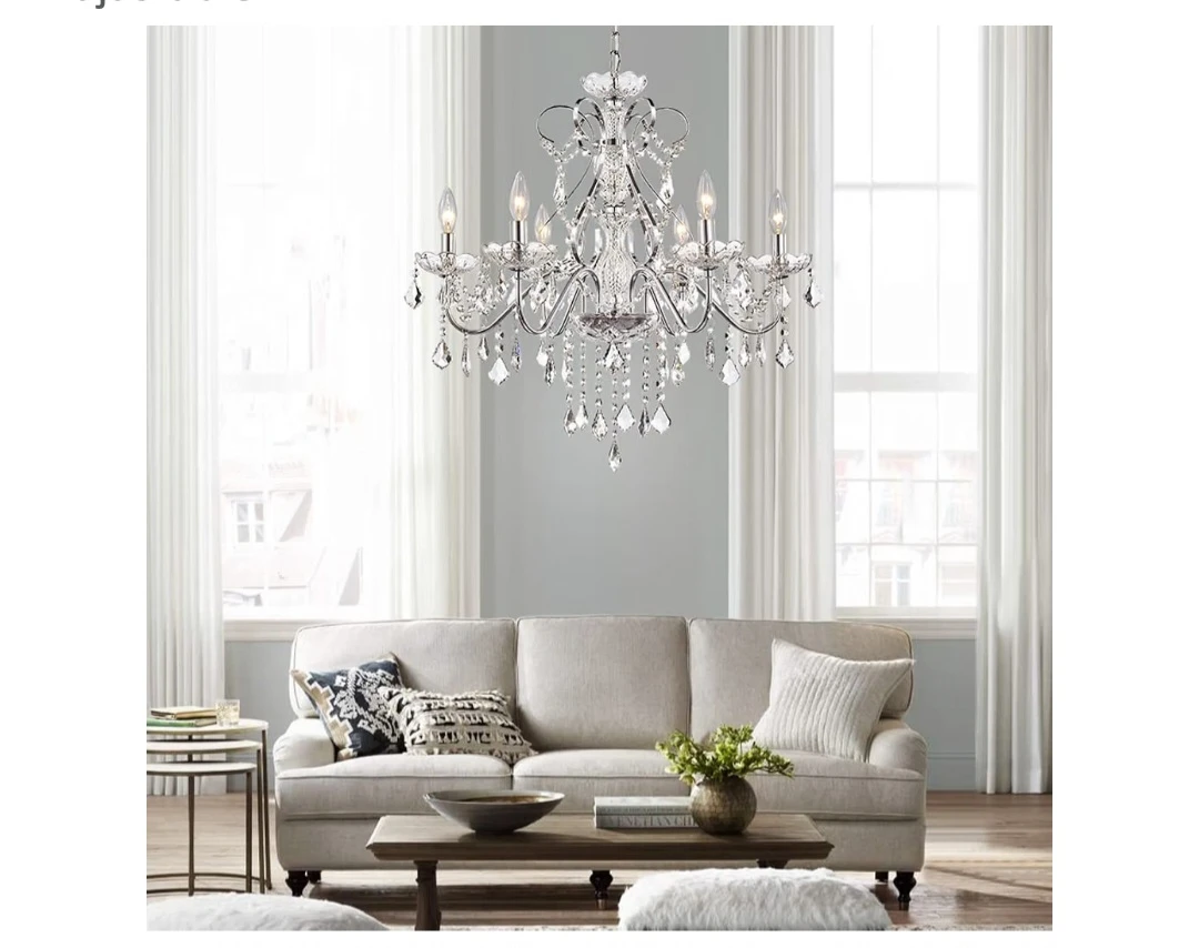 Saint Mossi 6-Light K9 Crystal Chandelier - photo 5