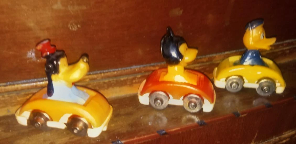Set of 3 Vintage Disney Character Toy Cars - photo 2