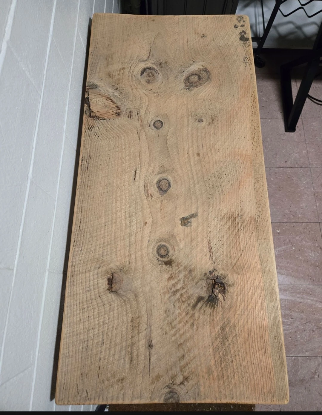 Rustic Live Edge Wood Console Table Desk Slabs Hairpin Legs - photo 5