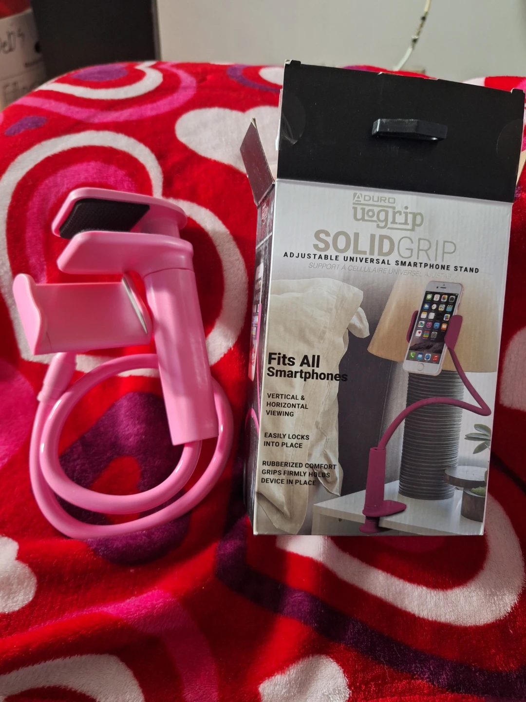 Aduro U-Grip SolidGrip Smartphone Stand - Pink
