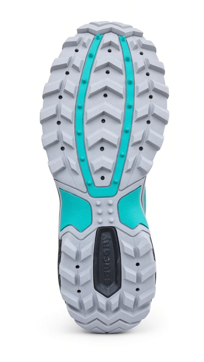 Saucony Excursion TR15 Trail Running Shoes (Black/Teal) 7w - photo 3