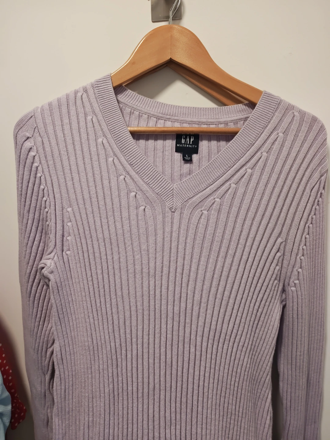 GAP Maternity Ribbed V-Neck Dress - photo 2