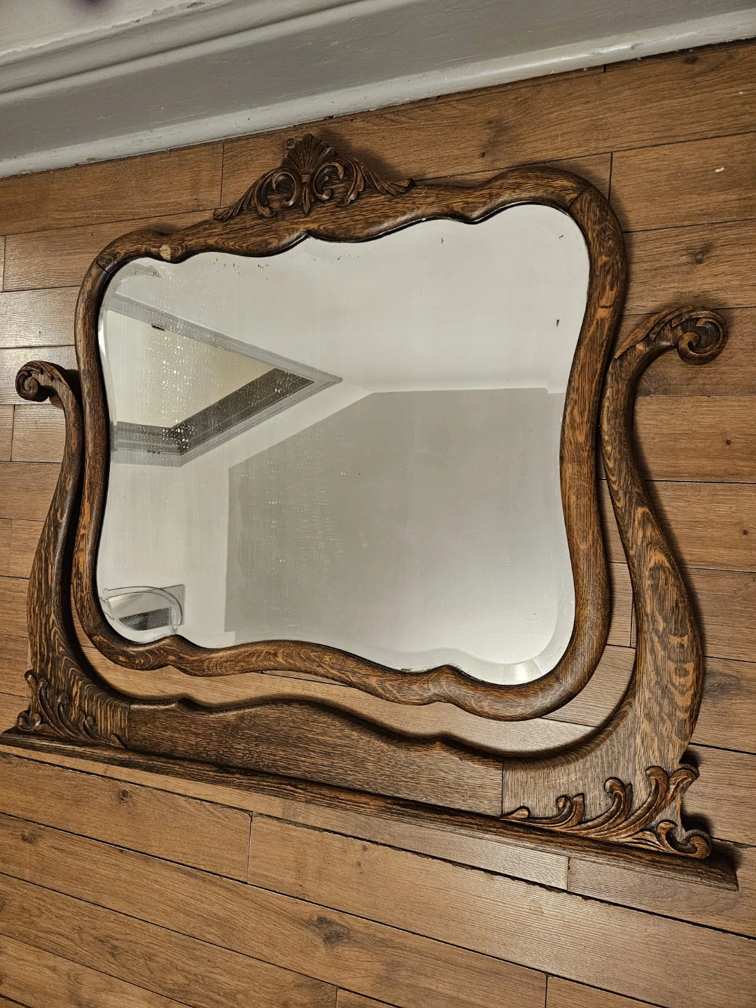Old dresser mirror