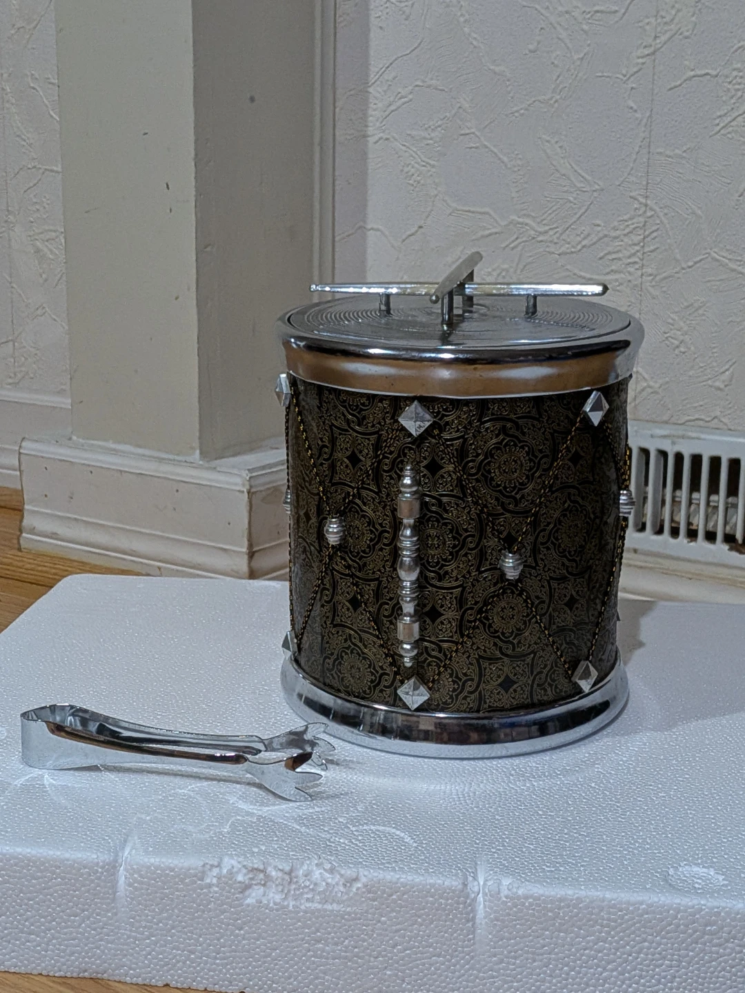 Vintage mid-century Drum-style ice bucket - photo 2