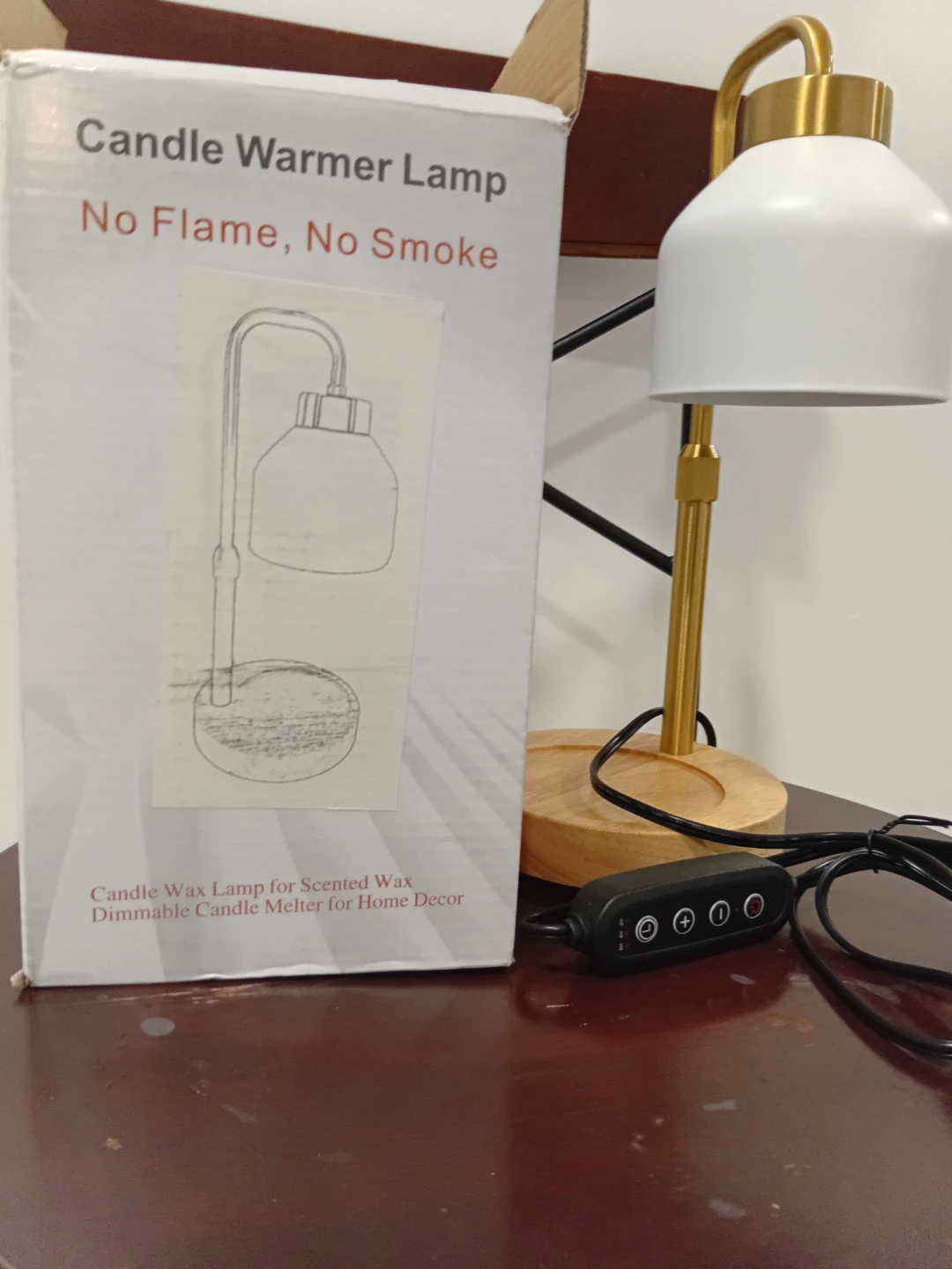 Candle Warmer Lamp with Dimmable Settings