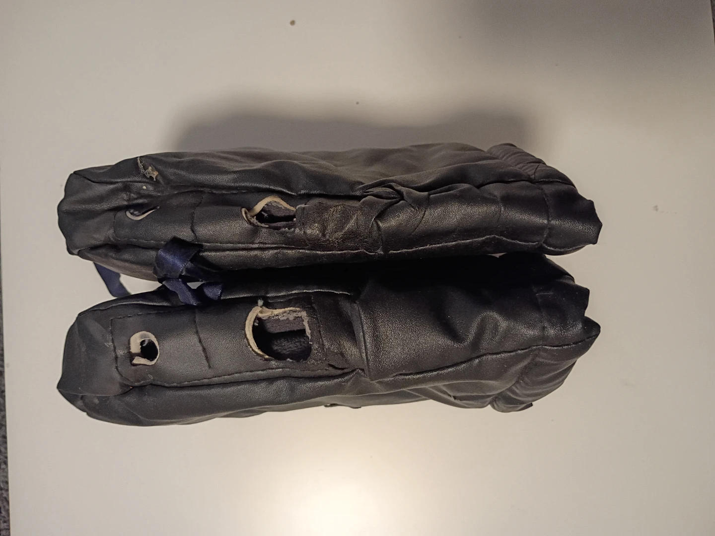 Pair of Black Protective Mitts for bike in the winter