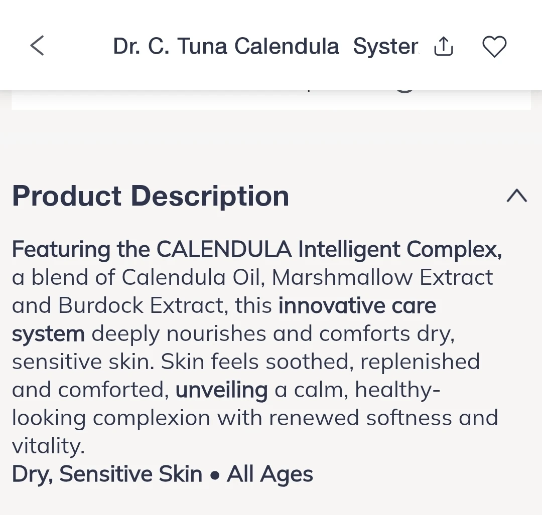 Dr. C. Tuna Calendula System Skin Care Set - photo 3