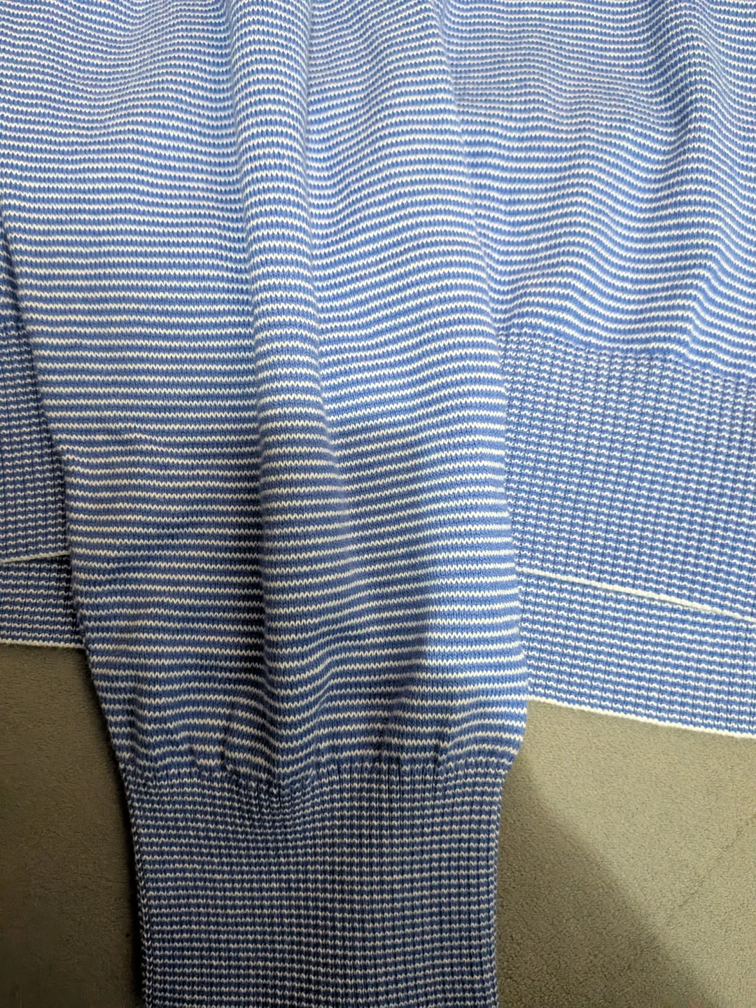 Bullock & Jones XXL Blue and White Sweater - photo 2