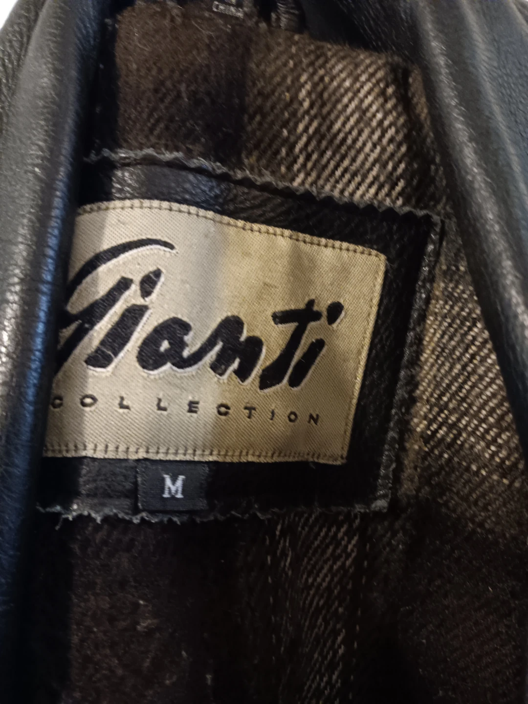 Gianti Collection Leather Jacket Black Size M