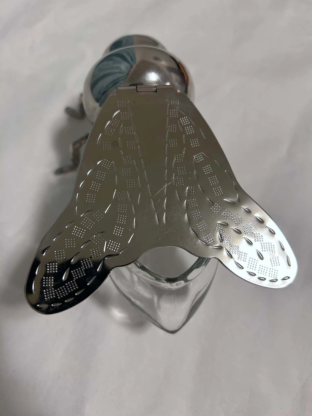 Bee-Shaped Glass Honey Pot by Godinger Silver Art Co - photo 4