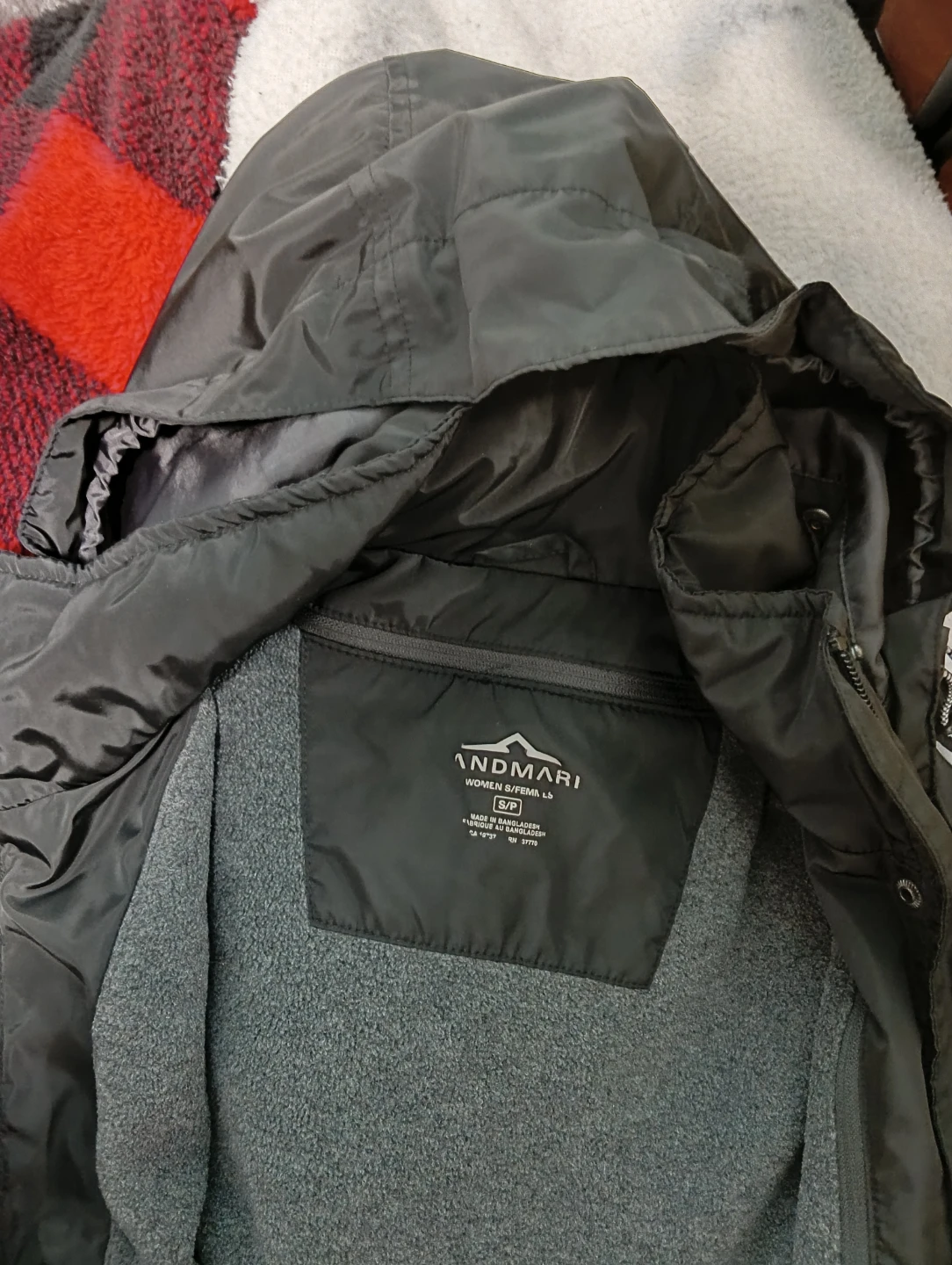 Windmark Women's Black Hooded Jacket - photo 3