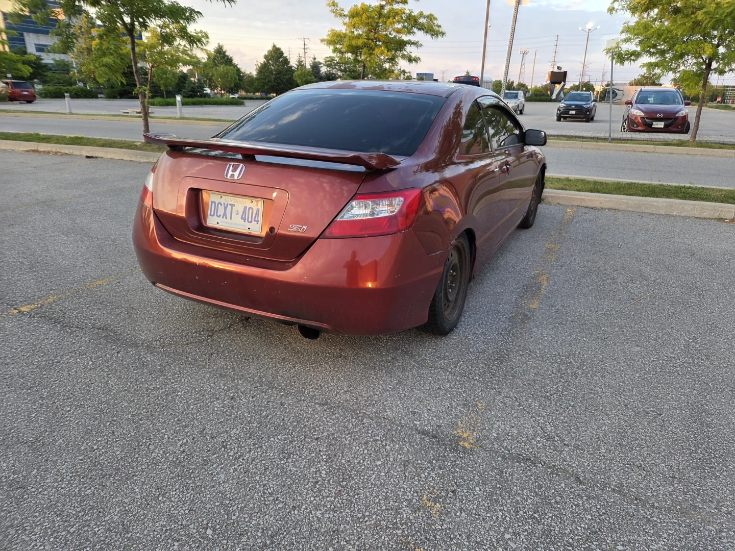 2006 Honda Civic Si Habanero Red