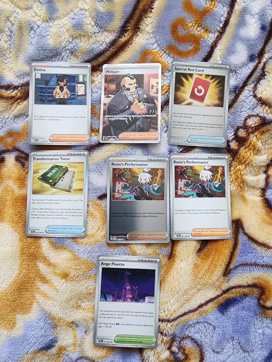 Lot of 7 Pokemon Trainer Cards