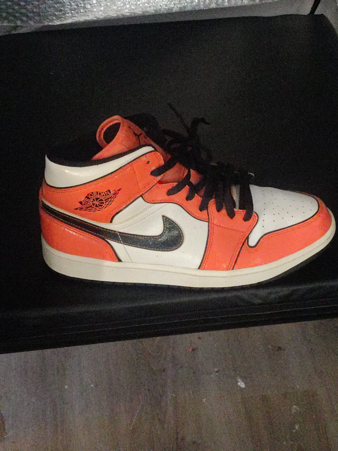 Nike Air Jordan 1 Dunks Mid Orange and White
